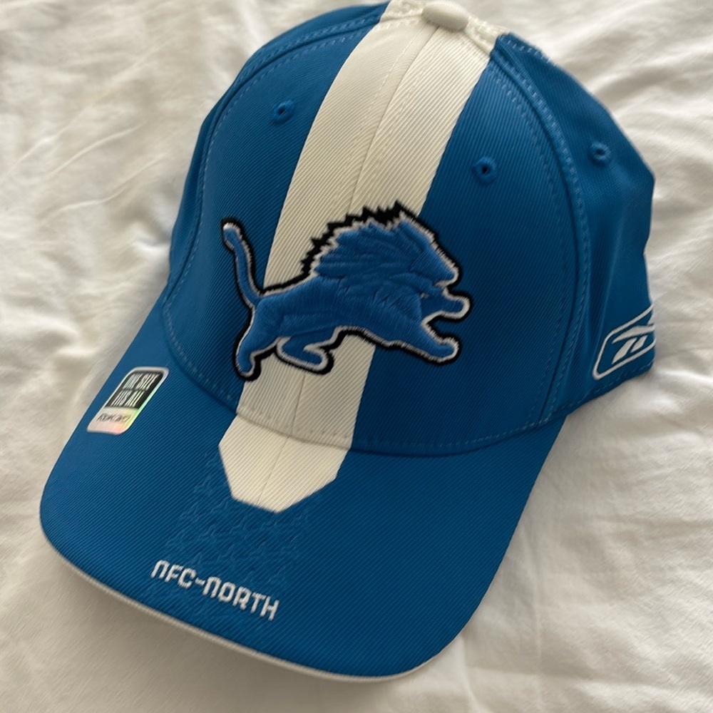 Detroit Lions NFL Authentic Sideline Hat / Cap - Reebok 🏉 BRAND NEW WITH TAGS